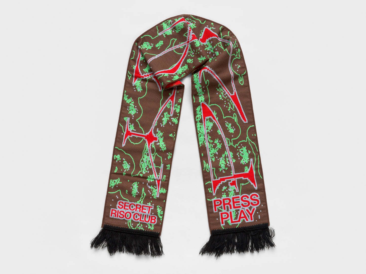 Secret Riso Club x Press Play scarf