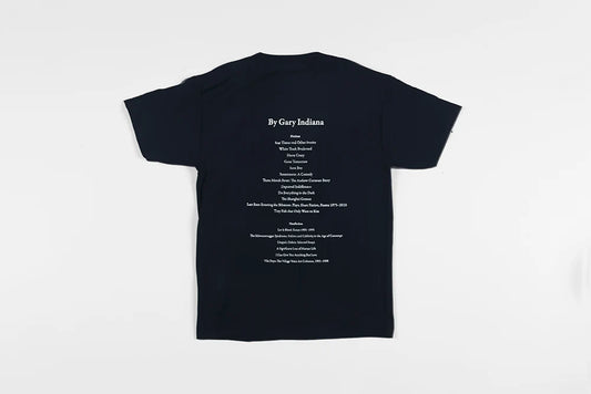 Gary Indiana: Bibliography Shirt
