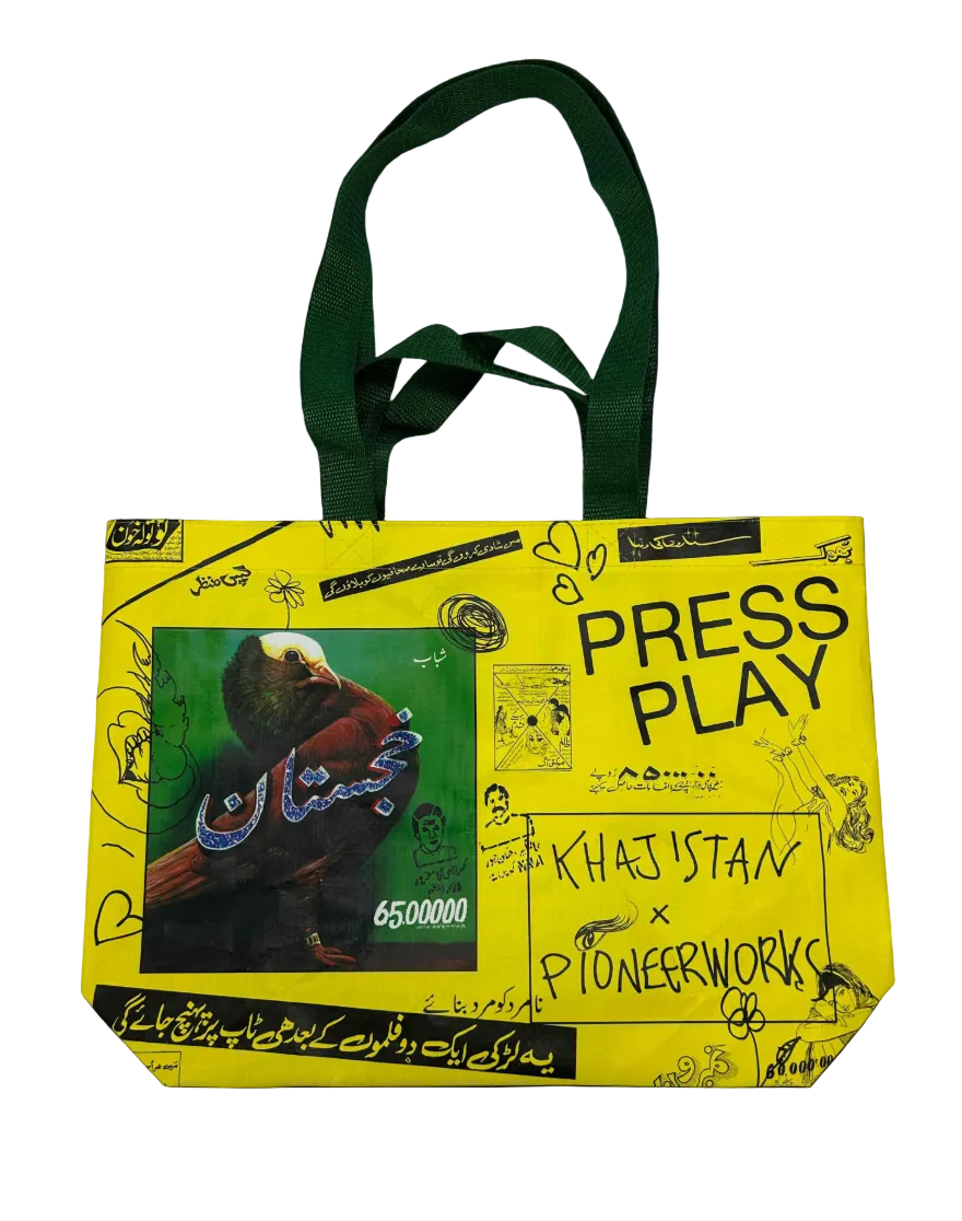 Khajistan x Press Play bag