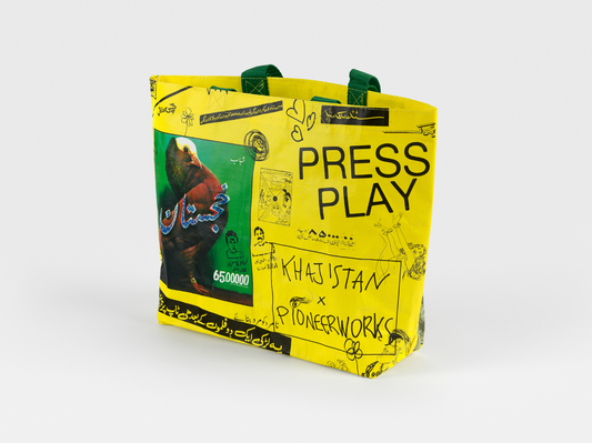 Khajistan x Press Play bag
