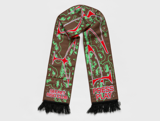 Secret Riso Club x Press Play scarf
