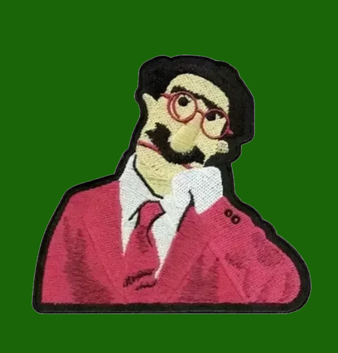 Uncle Sargam Iron-on Embroidered Patch