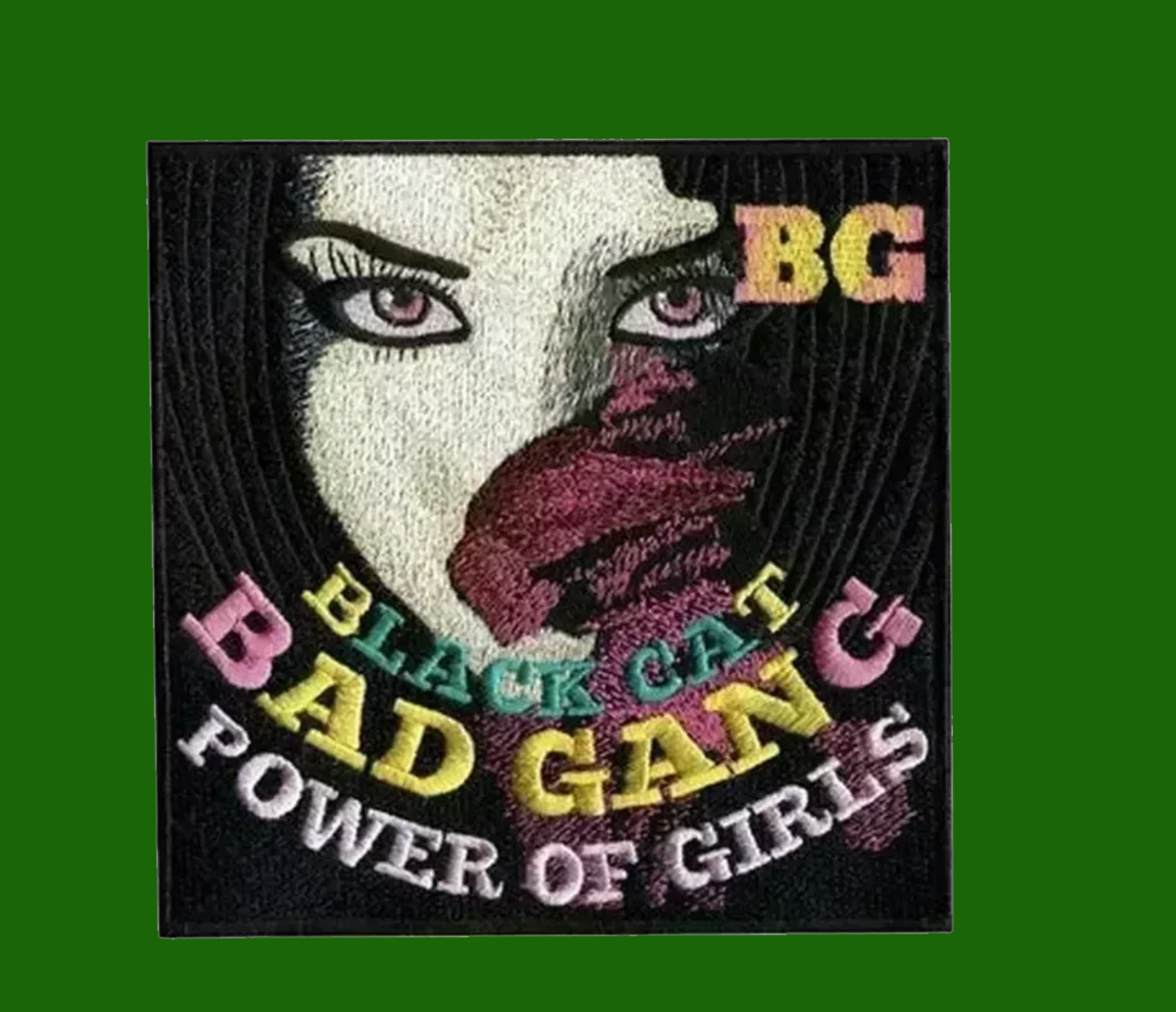 Girl Boss Iron on Embroidered Patch