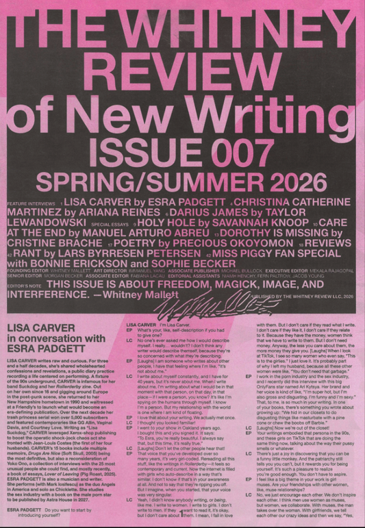 The Whitney Review Issue 007