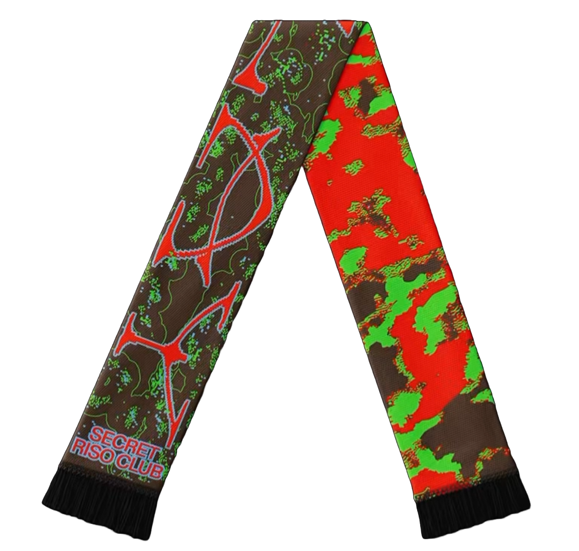 Secret Riso Club x Press Play scarf